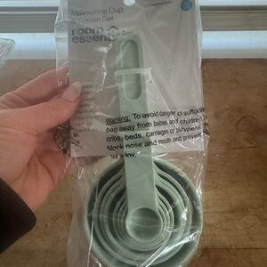 Room Essentials Mint Measuring Cup and Spoon Set